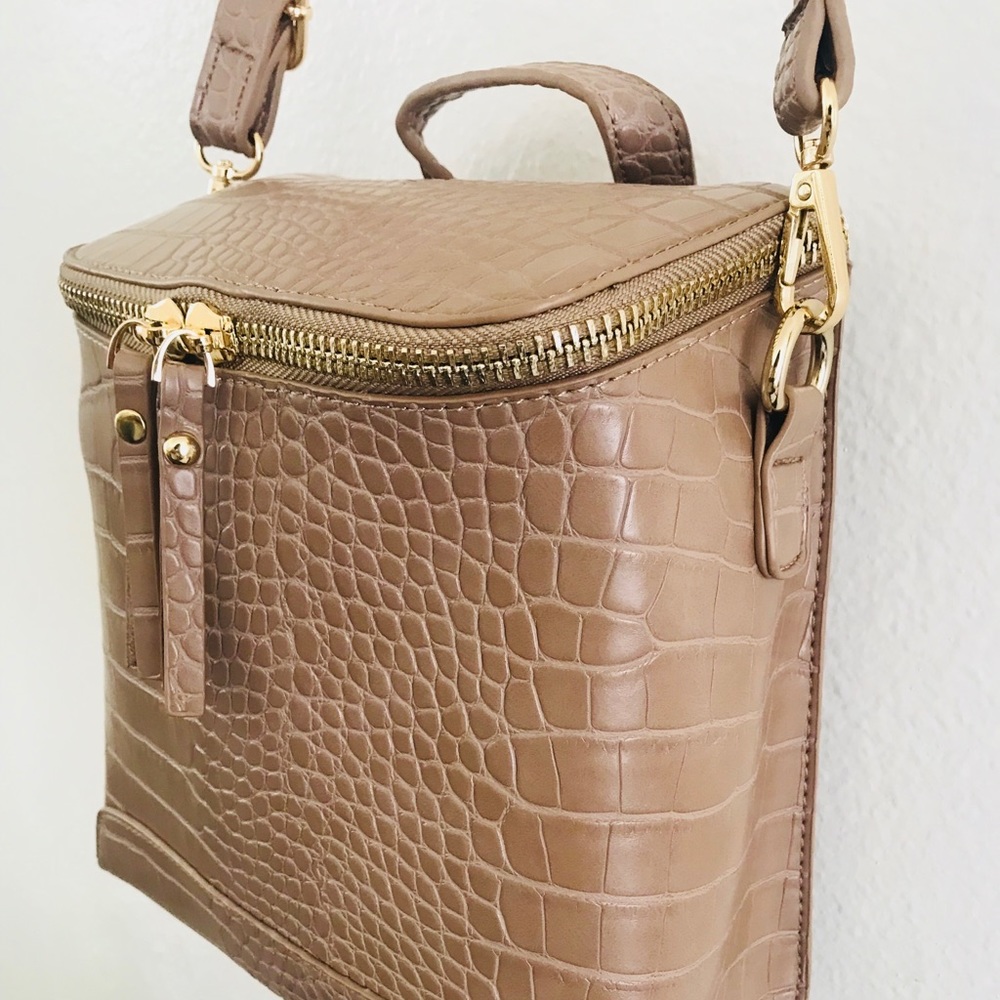 Croc Embossed Mini Backpack - Beige - Picture 5 of 5
